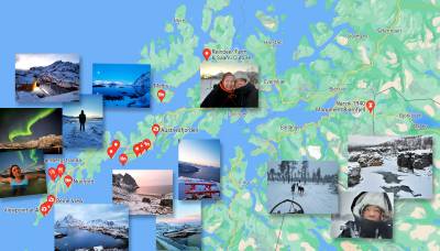 - Lugares y otras Curiosidades Abisko, trineo con perros, los Sami