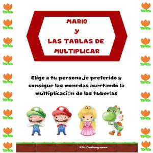 Aprender las tablas de multiplicar jugando con Mario Bros - Los 3 padawan y mamá