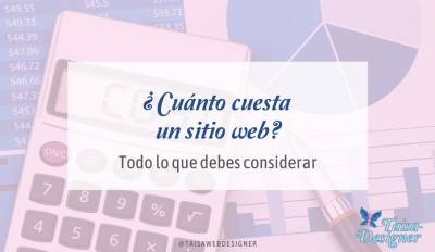 ¿Cuánto cuesta una web?