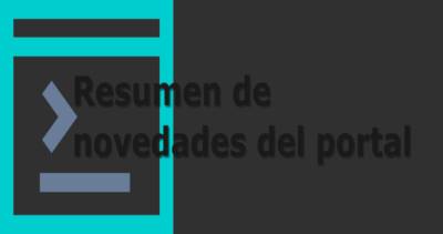Novedades de junio, julio y agosto en el portal de formación