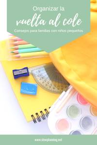 Organizar la vuelta al cole (consejos para familias con niños pequeños)