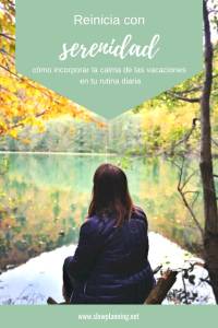 Reinicia con serenidad