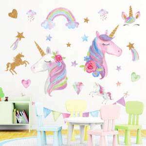 Pegatinas de unicornios