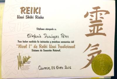 Hace años me formé en Reiki Usui