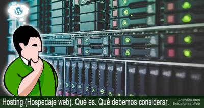 Hosting (Hospedaje Web). Qué es. Qué debemos considerar