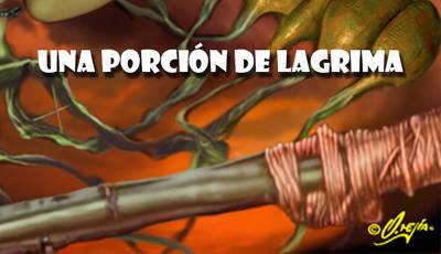 Una Porcion De Lagrima - Ilustración Y Prosa De Oswaldo Mejía