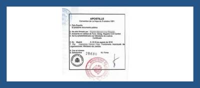 Apostilla de la haya con traducción jurada | TRADUCCIÓN JURADA