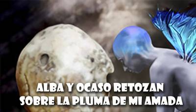 Alba Y Ocaso Retozan Sobre La Pluma De Mi Amada - Iiustración Y Prosa De Oswaldo Mejía