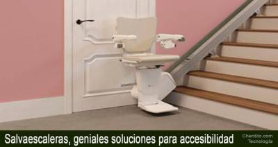 Sillas y plataformas salvaescaleras, geniales soluciones para accesibilidad