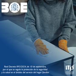Servicio de Hogar - Protección de la seguridad y la salud en el trabajo RD 893/2024