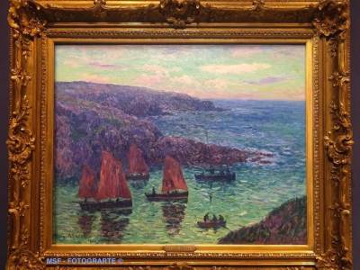 Anochecer en Doëlan (Henry Moret)