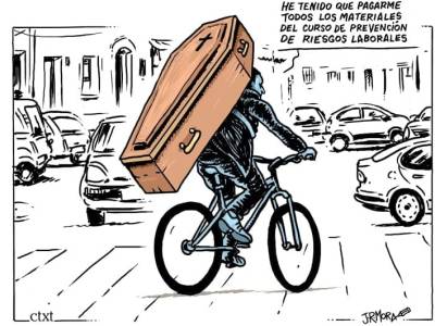 El empresario arriesga y el obrero muere
