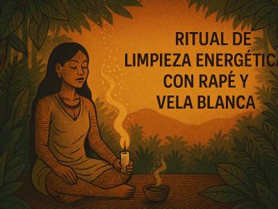 Ritual de limpieza energética con Rapé y vela blanca