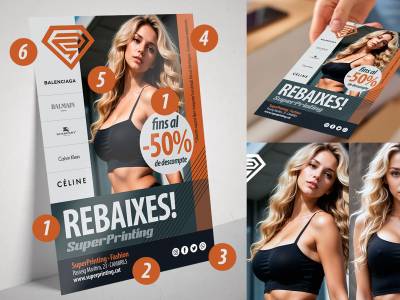 Flyers per a botigues de moda: idees, disseny i impressió