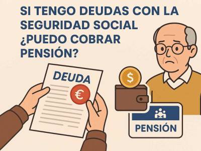 Como cobrar la pensión si tengo deudas con la Seguridad Social