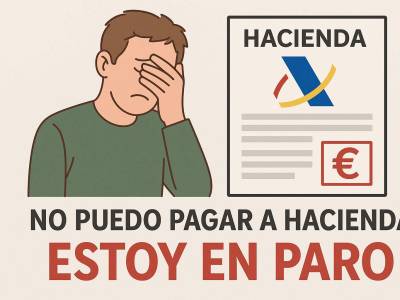 Ayudas si no puedo pagar a Hacienda estoy en paro