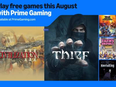Juegos gratis en agosto 2025 de Amazon Prime Gaming: Sid Meier's Civilization III, THIEF: Definitive Edition y