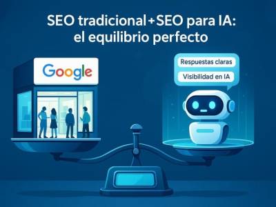 SEO tradicional + SEO para chatbots e IA: por qué necesitas ambos
