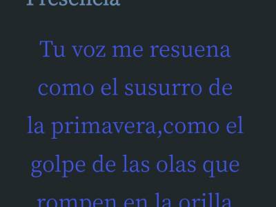 El Susurro De Tu Presencia