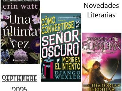 Novedades literarias septiembre 2025