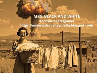 Mrs. Black and white