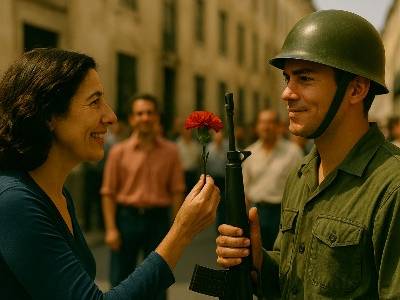 La Revolución de los Claveles: cuando la libertad huele a flores