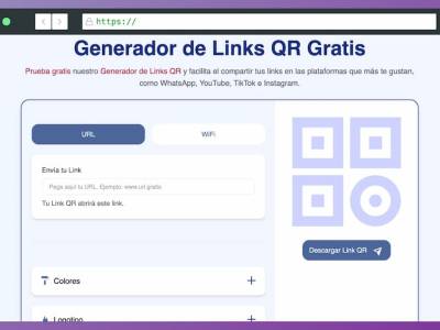 Generador de Links QR: crea y personaliza códigos QR gratis