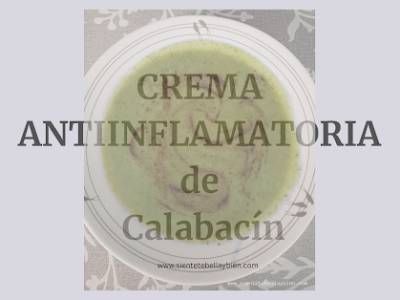 Crema Anti-inflamatoria de Calabacín
