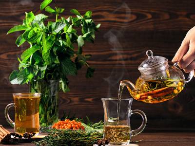 Efecto del té de hierbas