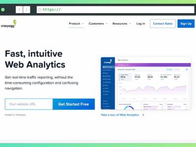 Analíticas gratis por Crazy Egg: alternativa a Google Analytics