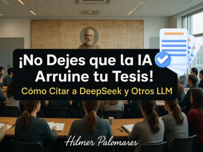 ¡No Dejes que la IA Arruine tu Tesis! Como Citar a DeepSeek y Otros LLM - Innovación con Hilmer