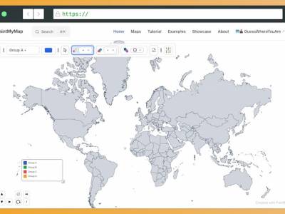 Crea mapas personalizados gratis con PaintMyMap