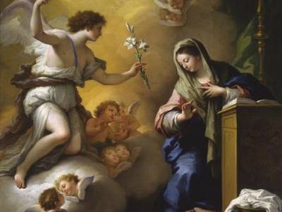 Anunciación a María del Arcángel Gabriel