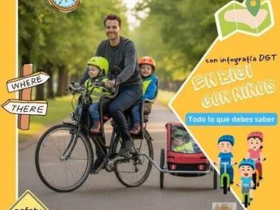 Todo lo que debes saber para ir en bici con niños