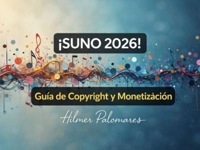 Suno 2026: Guia de Copyright y Monetización - IA | Hilmer Palomares