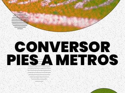Pies a Metros: Calculadora online gratis y tabla de conversión