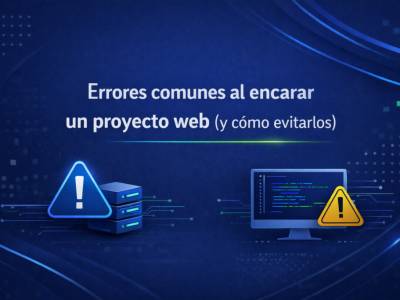 5 Errores comunes al encarar un proyecto web (y cómo evitarlos) | EsquinaDev