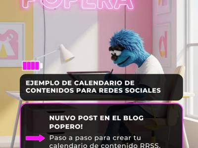 Ejemplo de Calendario de Contenidos para Redes Sociales