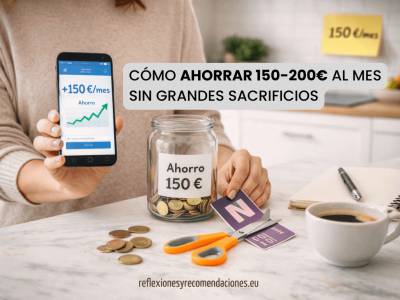Cómo ahorrar 150-200€ al mes sin grandes sacrificios