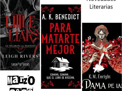 Novedades literarias marzo 2026