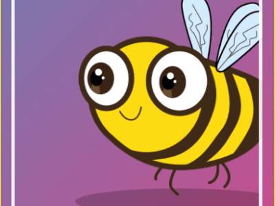 Las abejas polinizan las flores