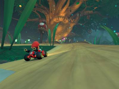 Post de apreciación sobre el mundo abierto de Mario Kart World