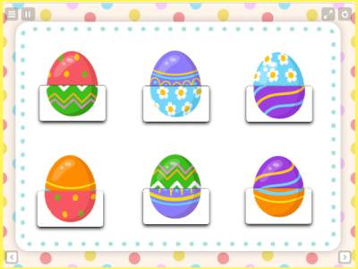 Completar Huevos de Pascua. Actividades e imprimibles