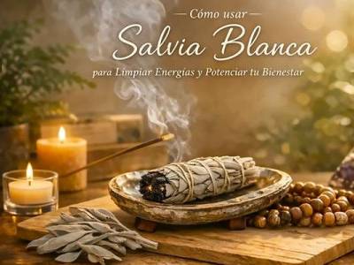 Cómo usar salvia blanca para limpiar energías y potenciar tu bienestar