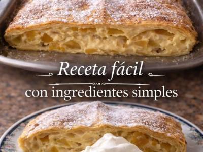 Strudel de queso quark receta fácil