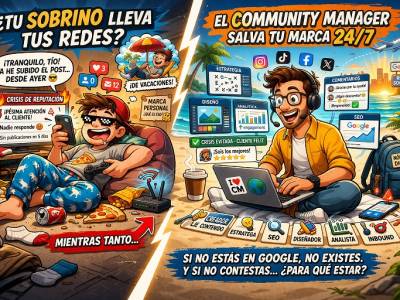 Un Community Manager de vacaciones
