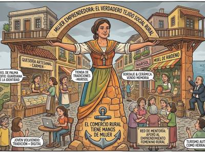 La mujer que levanta el comercio rural canario