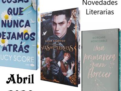 Novedades literarias abril 2026