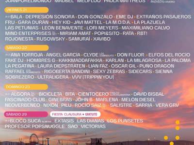 Cooltural Fest reparto por días, flashmob de Bisbal y regreso de Nixon