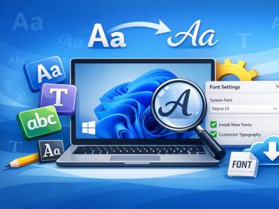 Cómo instalar y cambiar la fuente del sistema en Windows y de forma segura
